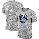 Florida Panthers 2018 Heathered Black Sideline Legend Velocity Travel Performance T-Shirt